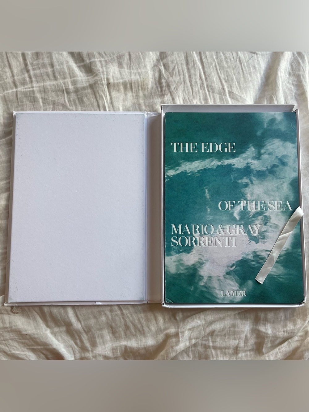 The Edge Of The Sea La Mer Photo Art Book By Mario & Gray Sorrenti